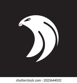 Eagle vector flat icon. Isolated eagle emoji illustration