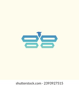 Eagle vector icon design template