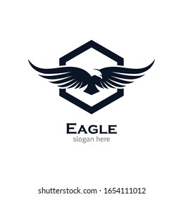 Eagle vector icon illustration design