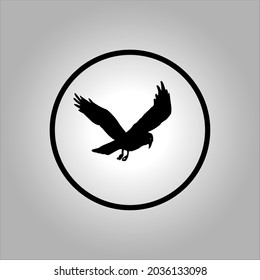 eagle vector icon logo Halloween. Halloween icon set,symbol and vector,Can be used for web, print and mobile