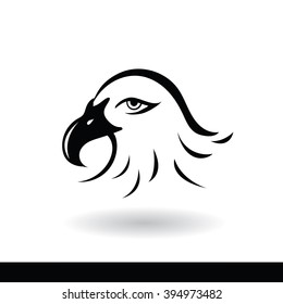 eagle vector icon, logo, symbol design