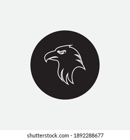 eagle vector illustration design icon logo template