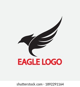 eagle vector illustration design icon logo template