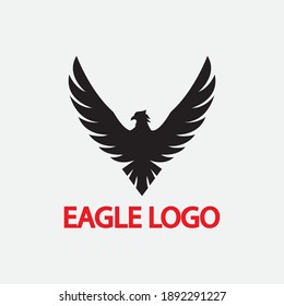 eagle vector illustration design icon logo template