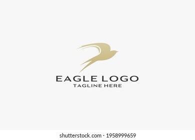 eagle vector illustration design icon logo.