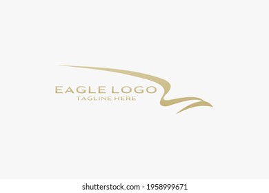 eagle vector illustration design icon logo.