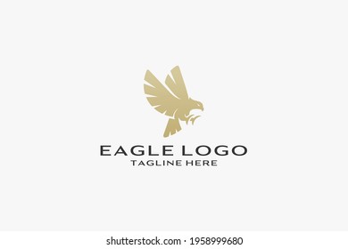 eagle vector illustration design icon logo.