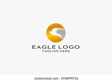 eagle vector illustration design icon logo.