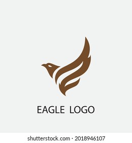 eagle vector illustration design icon logo template