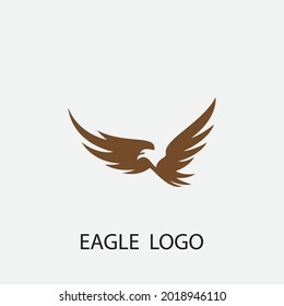 eagle vector illustration design icon logo template