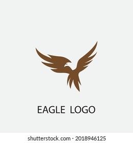 eagle vector illustration design icon logo template