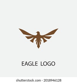 eagle vector illustration design icon logo template