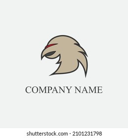 plantilla de logotipo de icono de diseño de ilustración de vector de águila