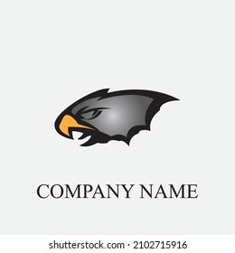 plantilla de logotipo de icono de diseño de ilustración de vector de águila