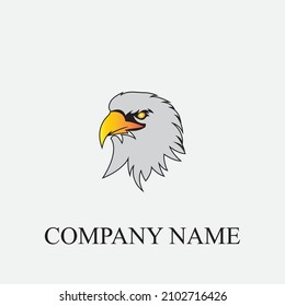 eagle vector illustration design icon logo template