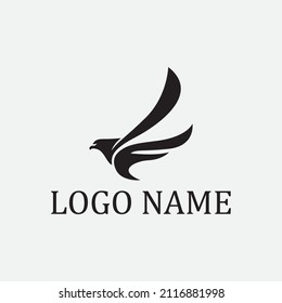 eagle vector illustration design icon logo template