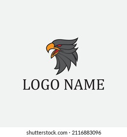 eagle vector illustration design icon logo template