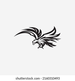 eagle vector illustration design icon logo template
