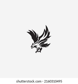 eagle vector illustration design icon logo template