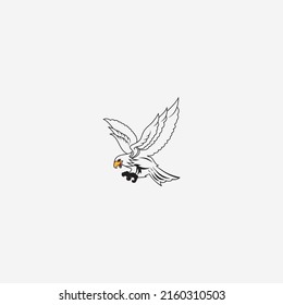 Adler, Vektorgrafik-Design Symbol-Logo-Vorlage