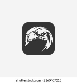 eagle vector illustration design icon logo template