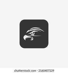 eagle vector illustration design icon logo template