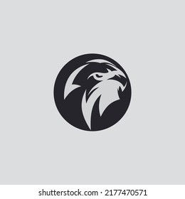 plantilla de logotipo de icono de diseño de ilustración de vector de águila