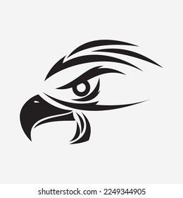plantilla de logotipo de icono de diseño de ilustración de vector de águila