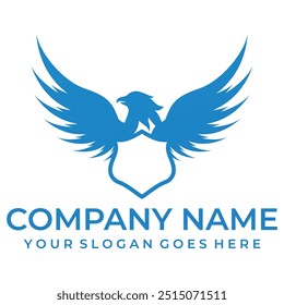 modelo de logotipo de ícone de design de ilustração de vetor de águia