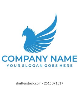 eagle vector illustration design icon logo template