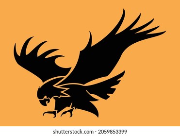 Eagle vector illustration and logo template animal bird