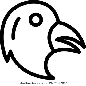 eagle Vector illustration on a transparent background. Premium quality symmbols. Thin line vector icons for concept and graphic design. 
