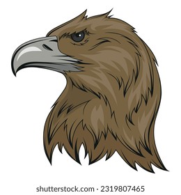 Eagle. Vector illustration of a soaring bald eagle. National symbol of the usa