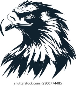 An eagle vector image is a digital artwork created using vector graphics software that features an eagle in a highly detailed and realistic form.