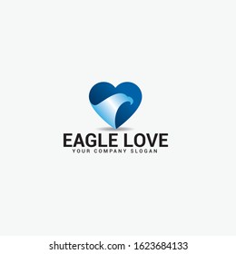 Eagle Vector Logo Design Template