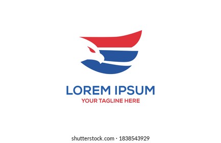 Eagle Vector Logo Design Template