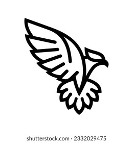 Eagle Vector Logo Design Template