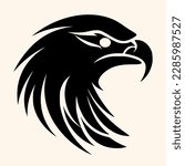 Eagle vector for logo or icon,clip art, drawing Elegant minimalist style,abstract style Illustration