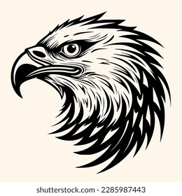 Eagle vector for logo or icon,clip art, drawing Elegant minimalist style,abstract style Illustration