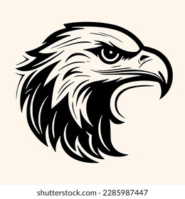 Eagle vector for logo or icon,clip art, drawing Elegant minimalist style,abstract style Illustration