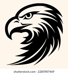 Eagle vector for logo or icon,clip art, drawing Elegant minimalist style,abstract style Illustration