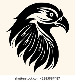 Vector de águila para logotipo o icono, imagen de clip, dibujo Estilo minimalista elegante, estilo abstracto Ilustración