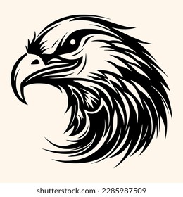Eagle vector for logo or icon,clip art, drawing Elegant minimalist style,abstract style Illustration