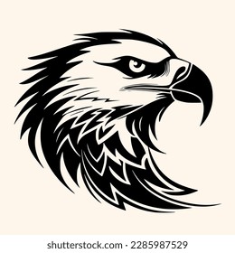 Eagle vector for logo or icon,clip art, drawing Elegant minimalist style,abstract style Illustration