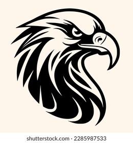 Eagle vector for logo or icon,clip art, drawing Elegant minimalist style,abstract style Illustration