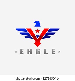 eagle vector logo illustration