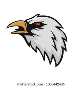 Eagle vector logo mascot animal logotype illustration emblem isolated cartoon
