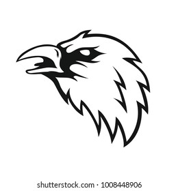 Eagle vector logo mascot animal logotype illustration emblem isolated cartoon
