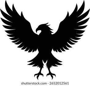 Adler Vektor Silhouette Kunst und Illustration