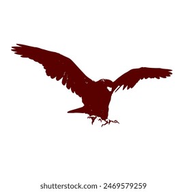 Eagle Vektorgrafik Silohoutte Logo Design 